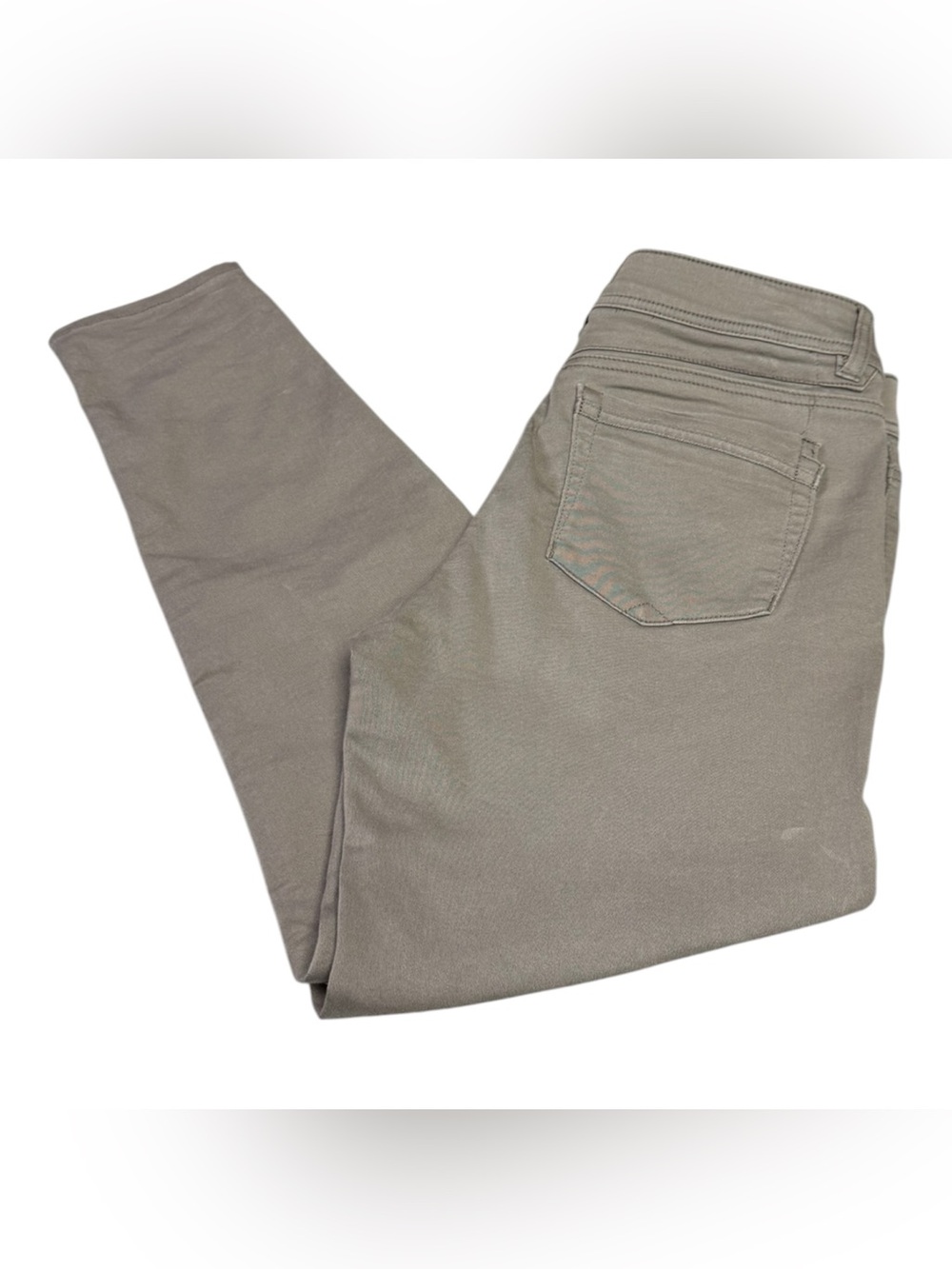 Democracy Taupe Stretch Jeggings - Neutral Slim Fit size 8